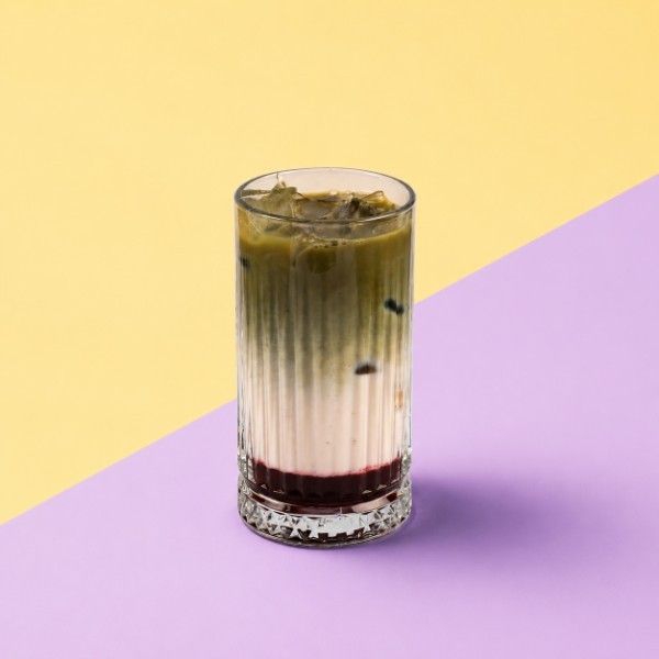 Iced Strawberry Matcha Latte